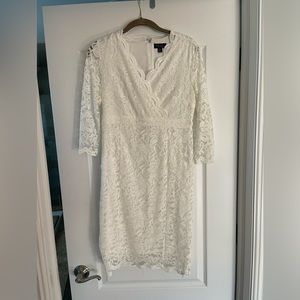 White Lacey dress, worn once